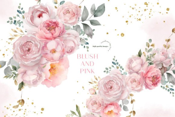 Download Blush Pink Flowers Clipart - Flow Collection