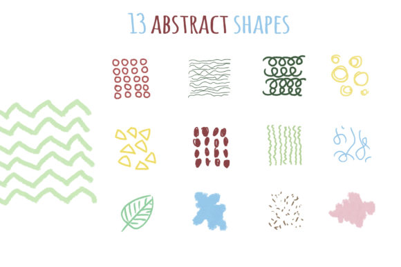 Download Hand-drawn Abstract Simple Shapes - Simple Collection