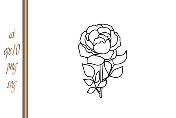 Download Doodle Rose Icon Line Art Flower Sketch - Flow Collection