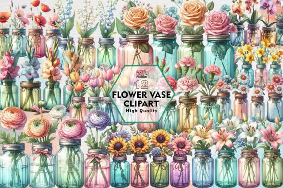 Download Flower Vase Clipart PNG Graphics - Flow Collection