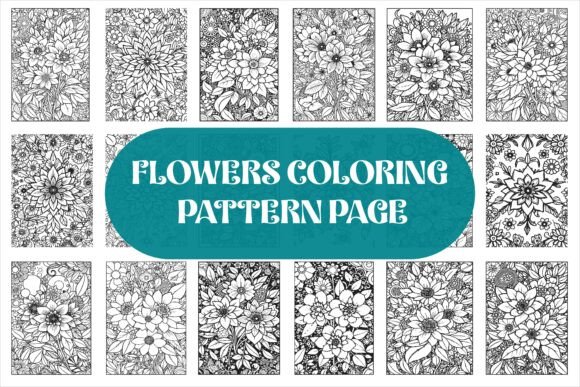 Download Flower Colouring Pages Gathering Beauty, - Flow Collection