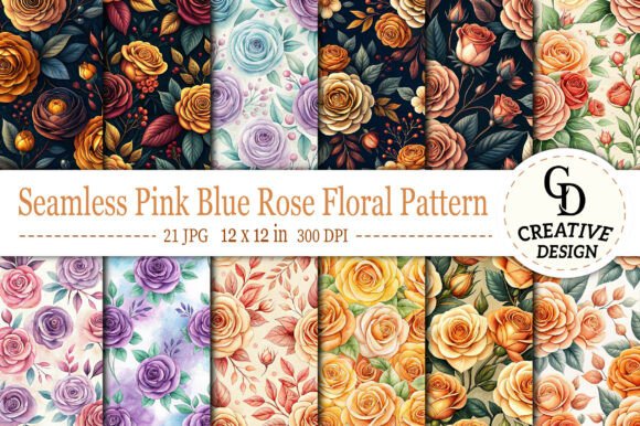 Download Rose &amp; Garden Flower Pattern - Flow Collection