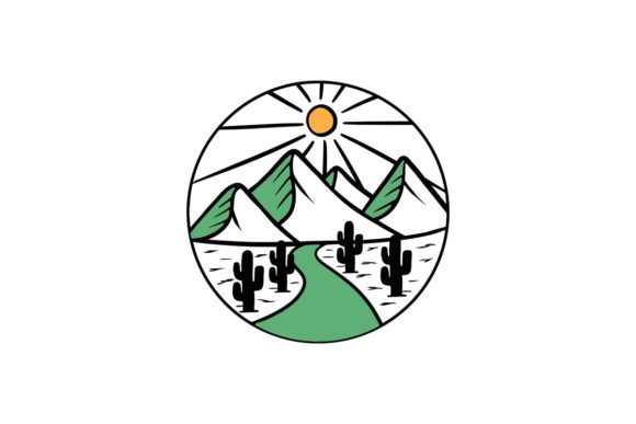 Download Simple Curve Mountain Illustration - Simple Collection