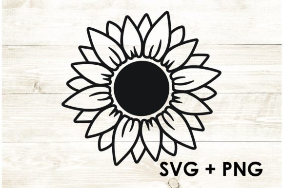 Download Sunflower Outline Simple Flower Design - Flow Collection