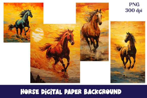 Download Autumn Horse Oil Wall Art Prints - Wall art prints Collection