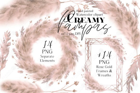 Download Pampas Grass Clipart, Dry Flowers PNG - Flow Collection