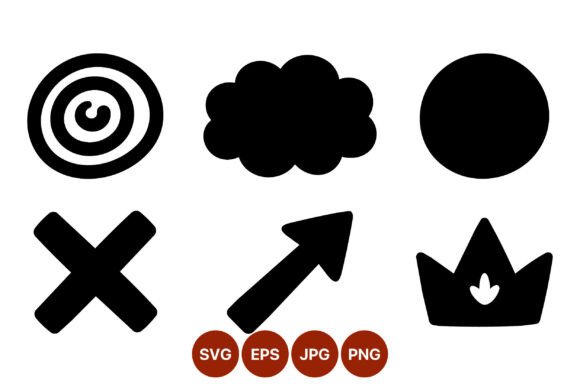 Download Black Simple Shapes Icon Set - Simple Collection