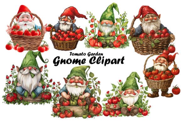 Download Gnome Tamato Clipart Flower - Flow Collection