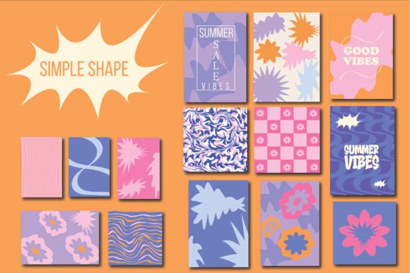 Download Simple Shapes Vector Design Elements - Simple Collection