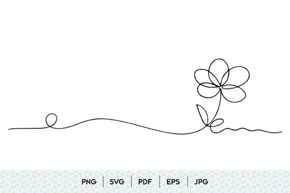 Download Minimal Flower Line Art - Flow Collection